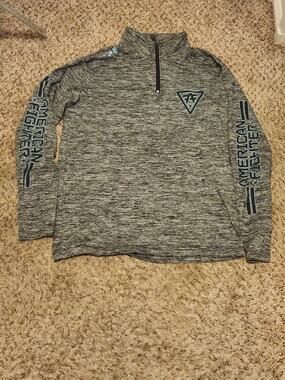 AMERICAN FIGHTER Men's Pullover Large HAWKINSVILLE Mock Neck Premium